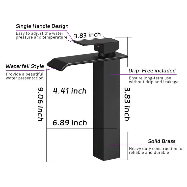 Vessel Sink Faucet Single-handle Bathroom Faucet with Drain Assembly