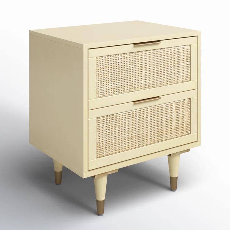 22'' W Cane Nightstand
