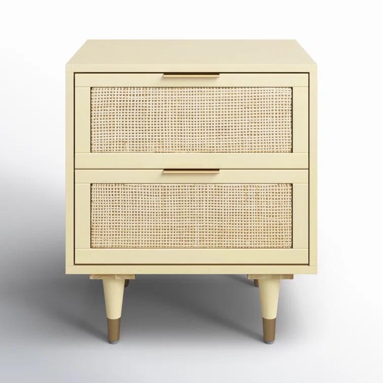 22'' W Cane Nightstand