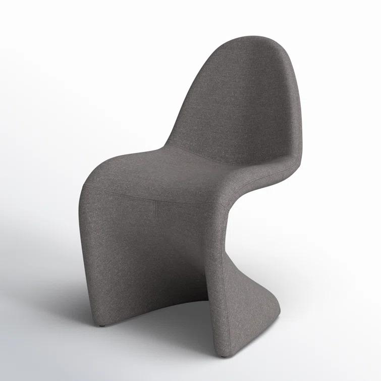 Antwerp Seal Grey Linen Upholstered Side Chair