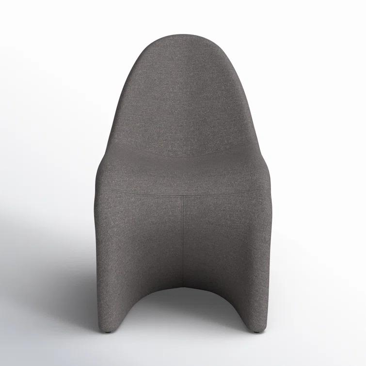 Antwerp Seal Grey Linen Upholstered Side Chair