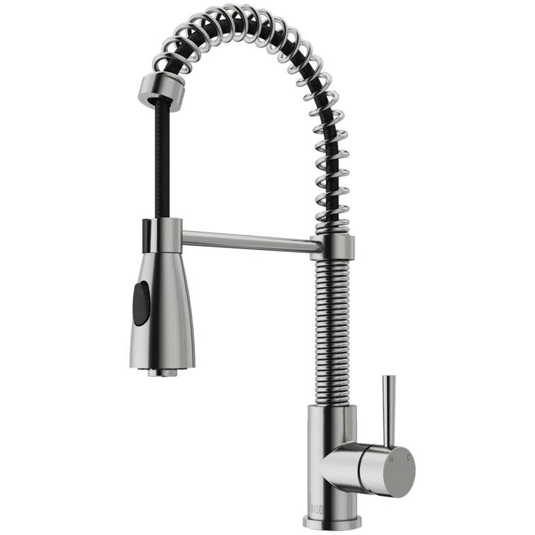 Brant 19 H 1-handle Pull-Down 2-Function Sprayer Kitchen Faucet