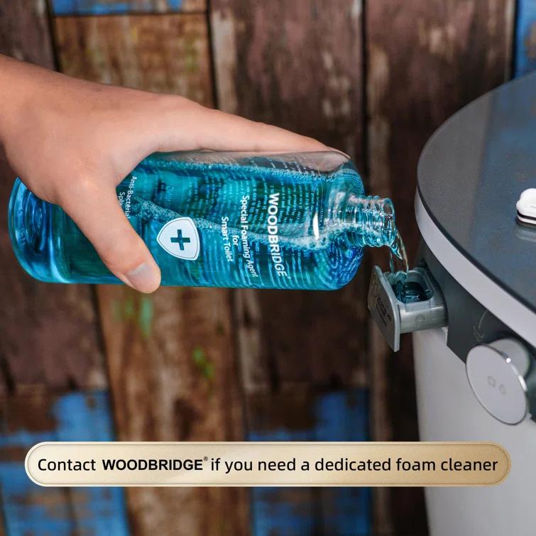 ADA Smart Bidet Toilet with Auto Open & Close, Foot Sensor,Clean Foam Dispenser&MaP Flushing 1000G