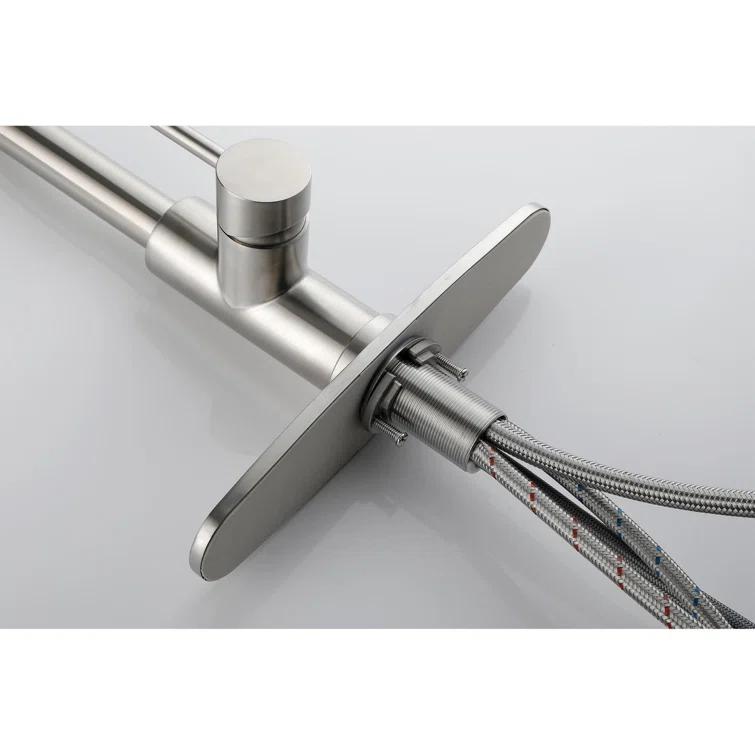 RAY'S RUGS & FLOORING LLC 12RRFR662691LL Single Handle Water Temperature and Flow Control Faucet