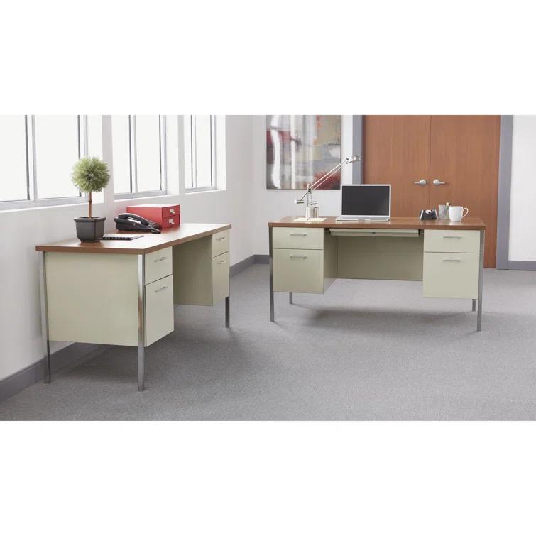 Double Pedestal Steel Credenza