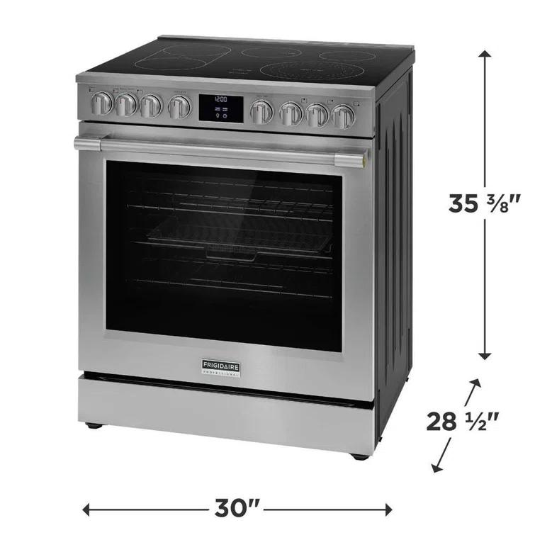 30" Electric Range With No Preheat And Air Fry