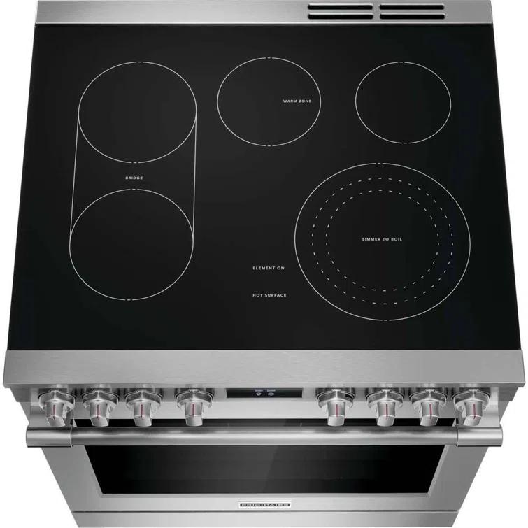 30" Electric Range With No Preheat And Air Fry