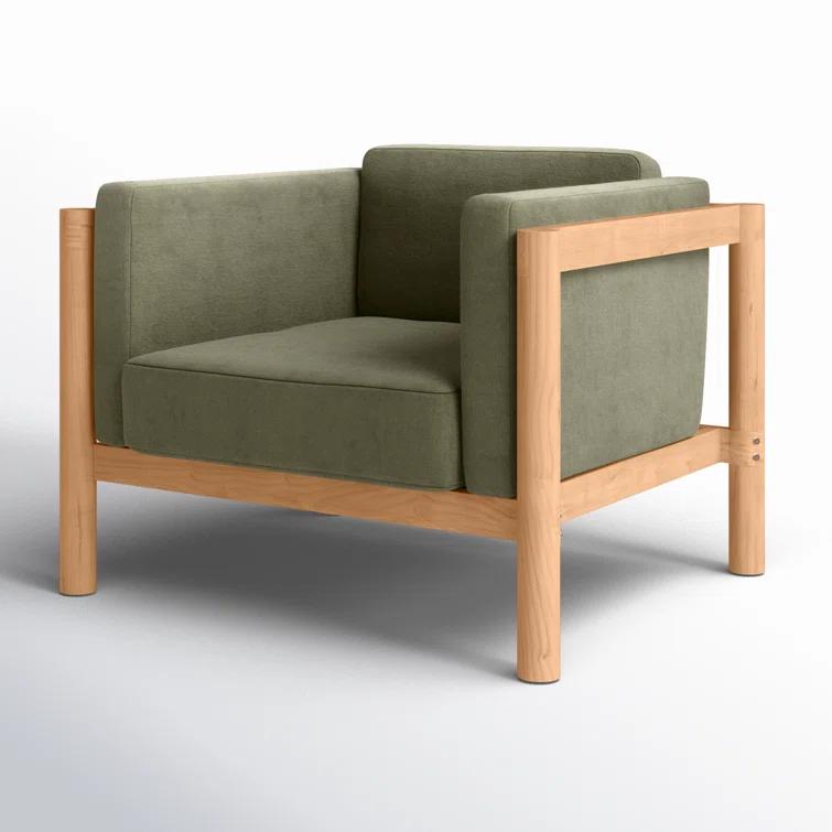 Haven Teak Outdoor Lounge Chair with Sunbrella® Cushion