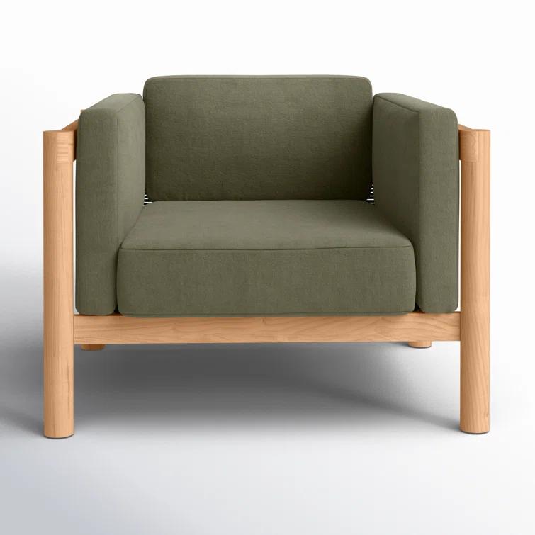 Haven Teak Outdoor Lounge Chair with Sunbrella® Cushion