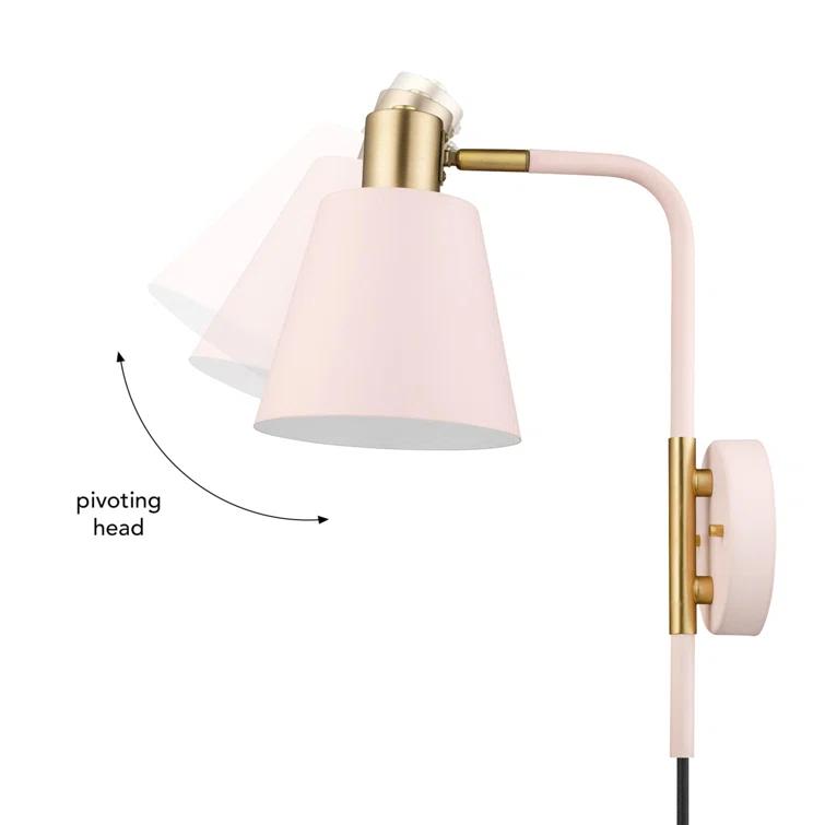 Cleo Aluminum Plug-in Wallchiere