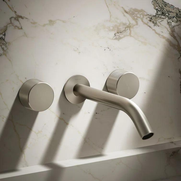Components Wall-Mount Bathroom Sink Faucet Trim with Oyl Handles