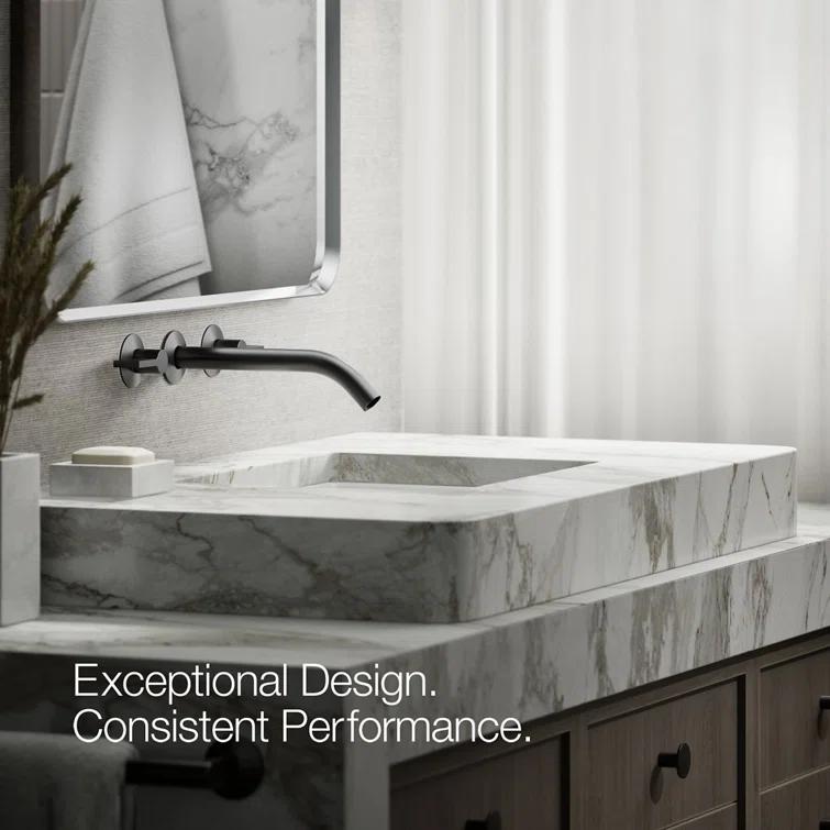 Components Wall-Mount Bathroom Sink Faucet Trim