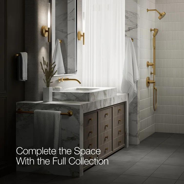 Components Wall-Mount Bathroom Sink Faucet Trim