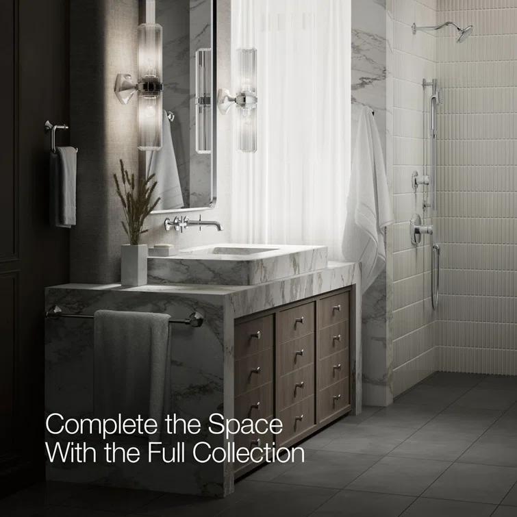 Occasion Wall-Mount Bathroom Sink Faucet Cross Handle Trim