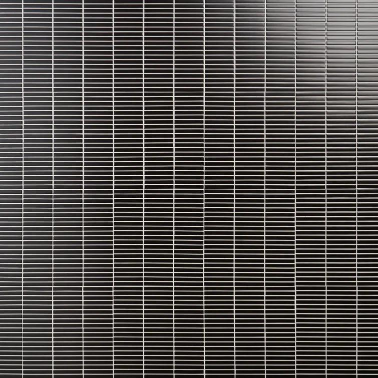 Monogram Stacked 11.19 In. X 11.9 In. Glossy Porcelain Mosaic Floor And Wall Tile (0.92 Sq. Ft. / Each)