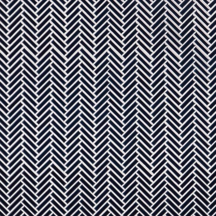 Monogram Herringbone 11.14 in. x 11.14 in. Glossy Porcelain Mosaic Floor And Wall Tile (0.86 Sq. Ft. / Each)
