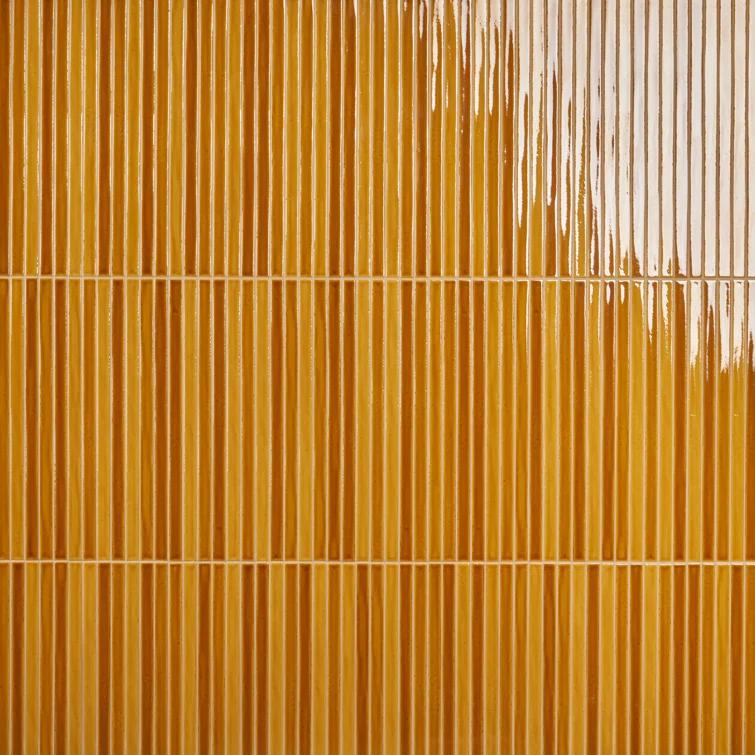 Vivanta 5.27 In. X 17.71 In. Glossy Ceramic Mosaic Elongated Subway Wall Tile (8 Sheets / Box)