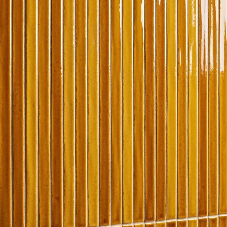 Vivanta 5.27 In. X 17.71 In. Glossy Ceramic Mosaic Elongated Subway Wall Tile (8 Sheets / Box)