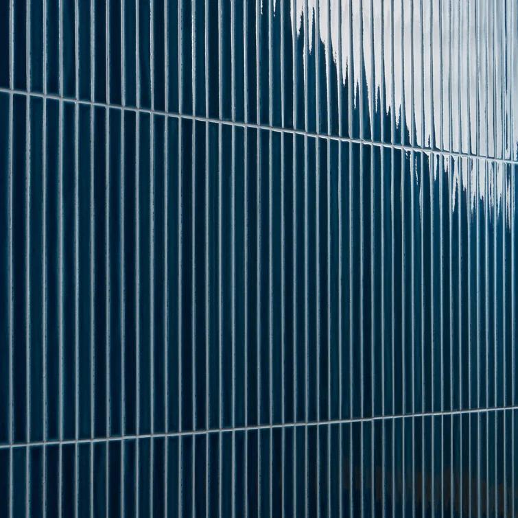 Vivanta 5.27 In. X 17.71 In. Glossy Ceramic Mosaic Elongated Subway Wall Tile (8 Sheets / Box)