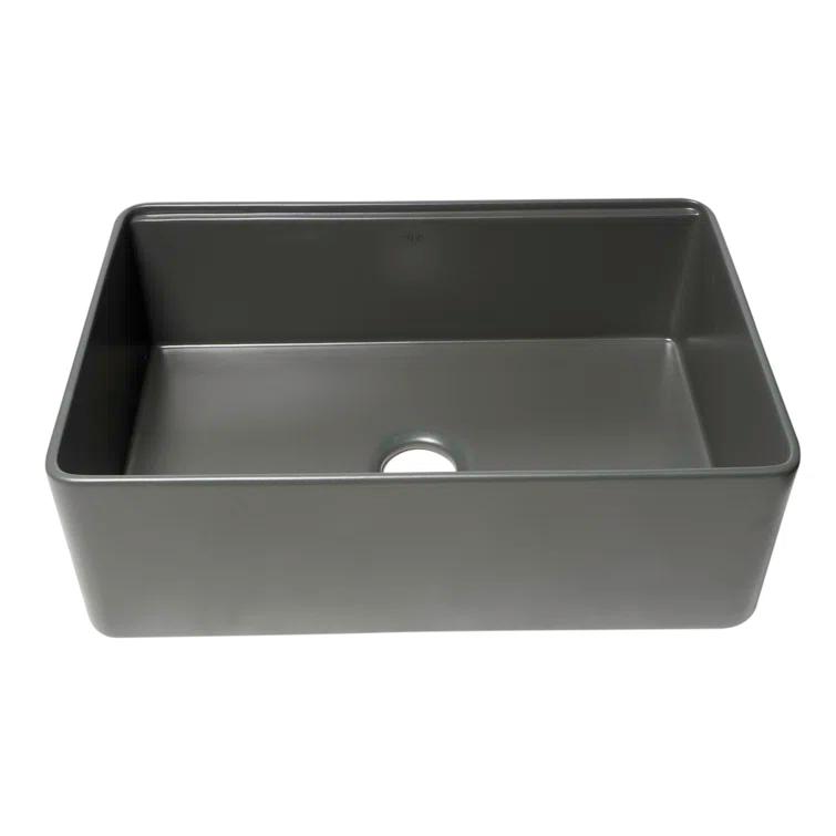 30'' L Farmhouse / Apron Single Bowl Fireclay Kitchen Sink