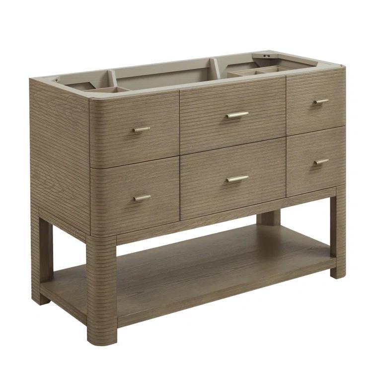 Lucian 48'' Single Bathroom Vanity with Quartz Top