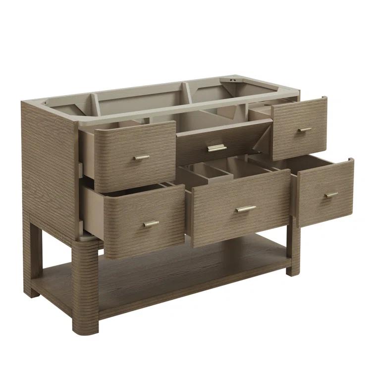 Lucian 48'' Single Bathroom Vanity with Quartz Top