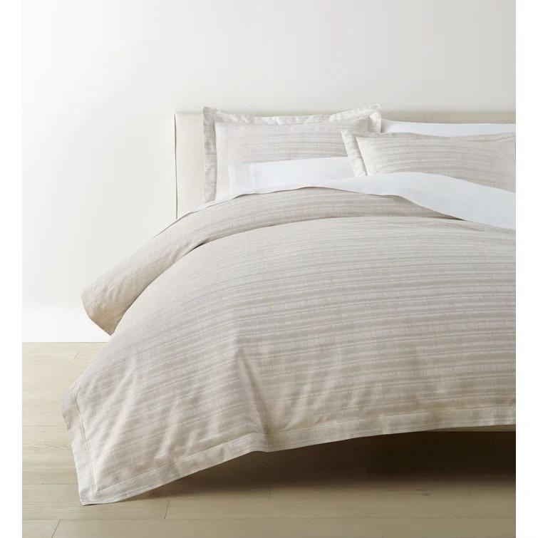 Peacock Alley Biagio Standard Cotton Reversible Modern & Contemporary Duvet Cover