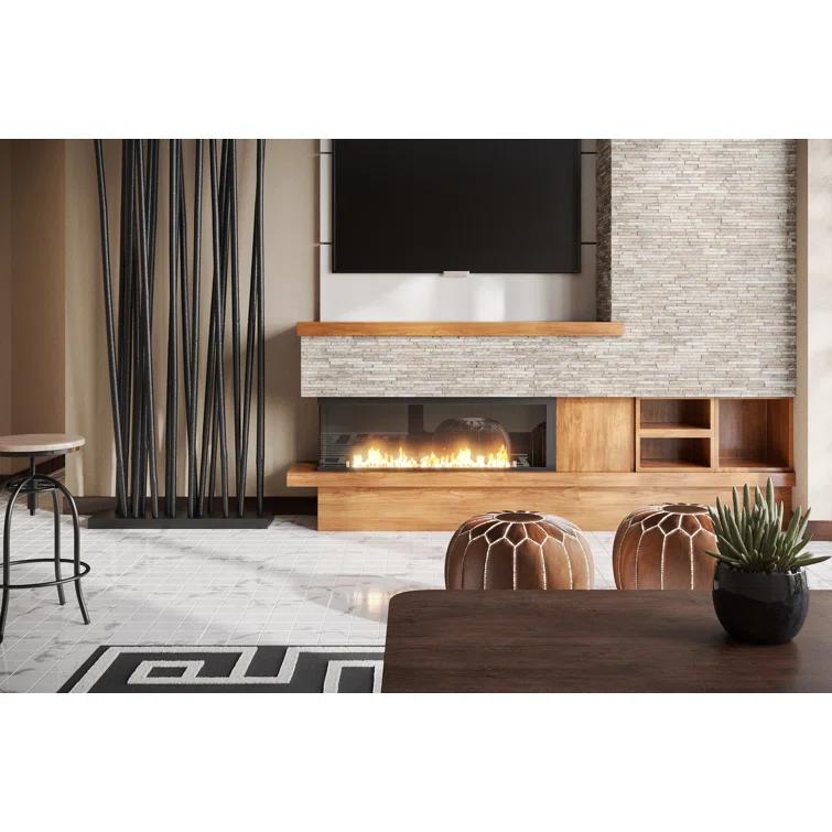 Cruz Bay Studio Slender Strip 3in.x12in. Split Face Marble Wall Tile