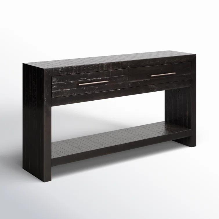 Alexa Burnished Pedestal Console (60”)