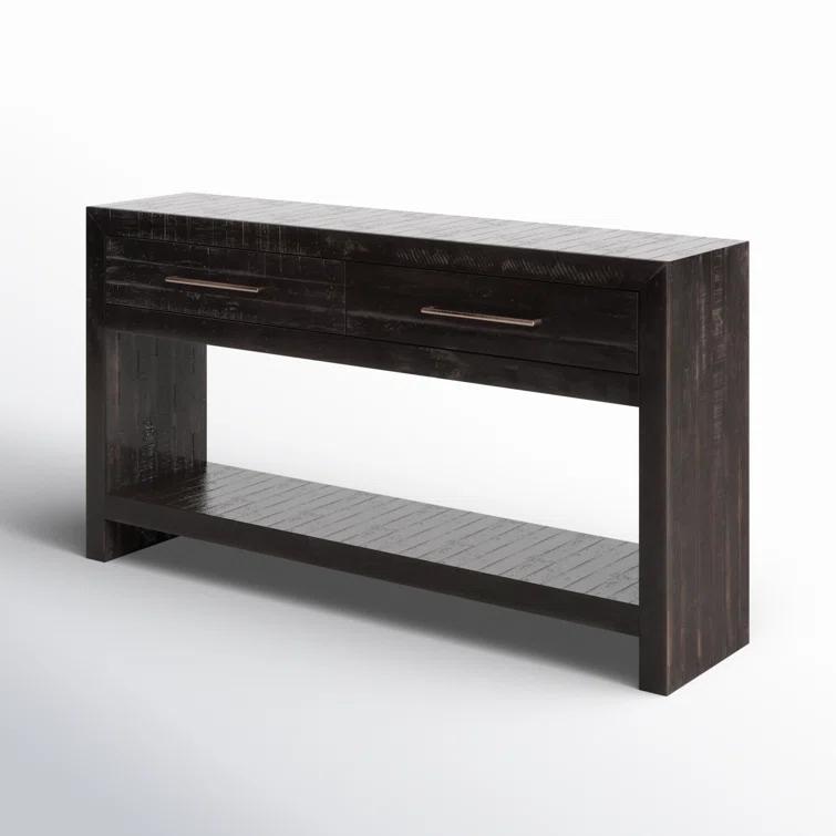 Alexa Burnished Pedestal Console (60”)
