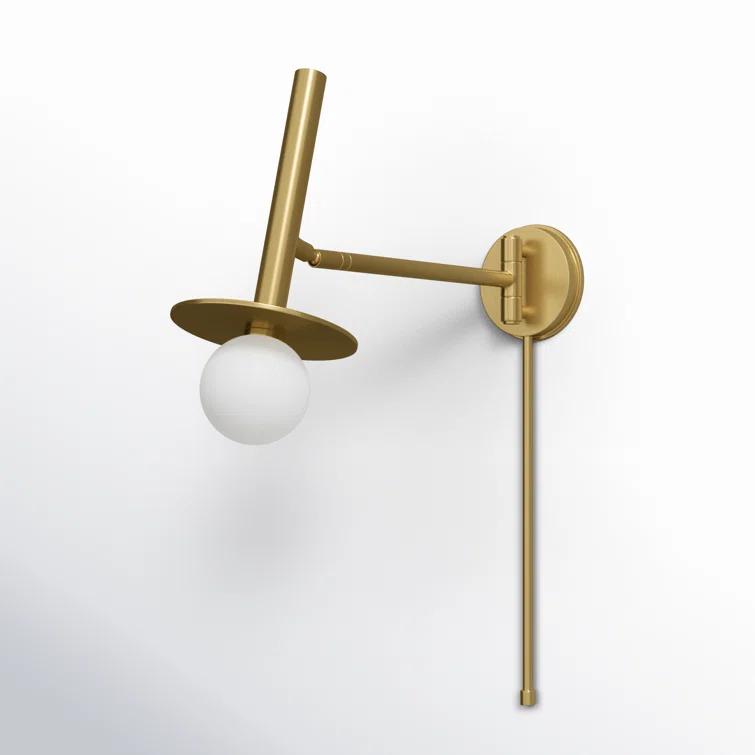 Nodes Pivot Sconce by Kelly Wearstler - Burnished Brass
