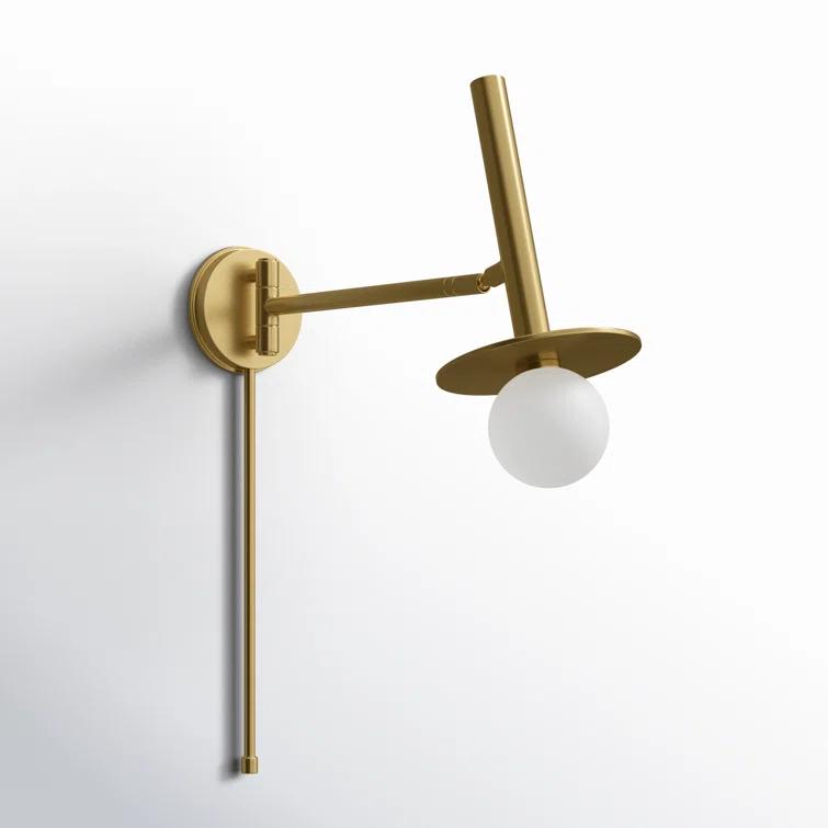 Nodes Pivot Sconce by Kelly Wearstler - Burnished Brass