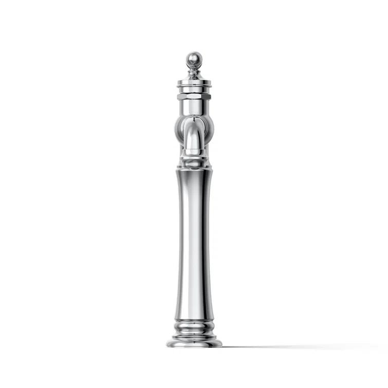 Artifacts Gentleman's Single Hole Bathroom Faucet with Drain Assemby