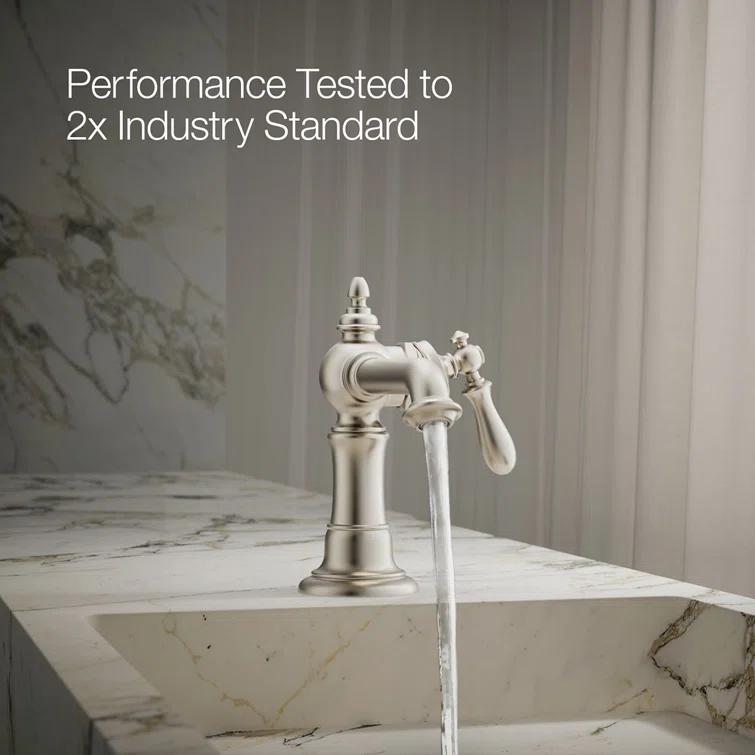 Artifacts® Single Hole Bathroom Faucet with Drain Assembly