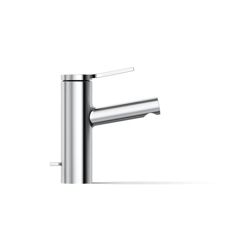 Kohler Elate Single-Handle Bathroom Faucet with Pop-Up Drain Assembly, One Hole Bathroom Sink Faucet, 1.2 gpm