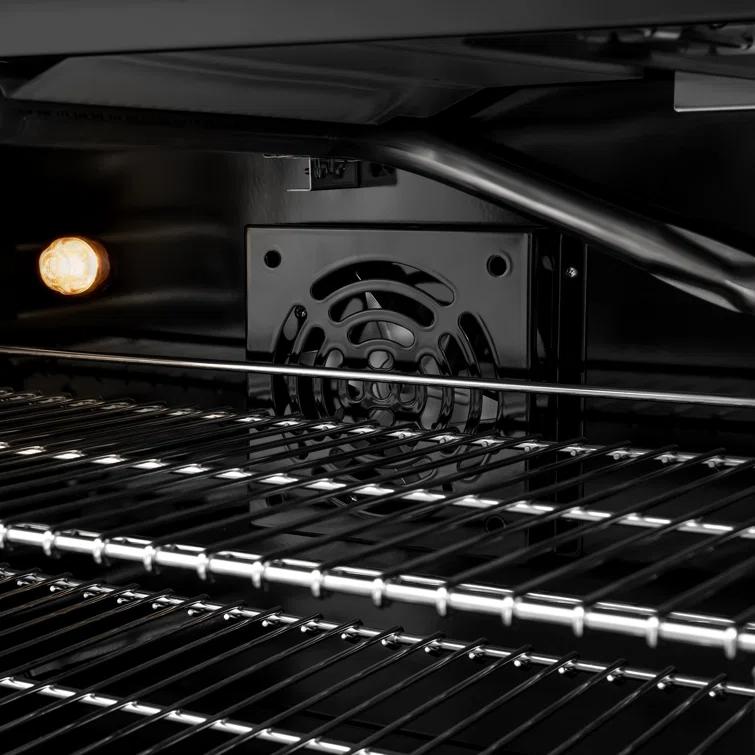 ZLINE CGRB-48 ZLINE 48 in. 6.7 cu. ft. Classic Double Oven Gas Range W/ 8 Burner Cooktop in Black Stainless Steel (CGRB-48)