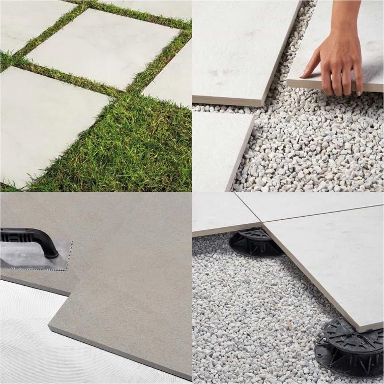 Bond Tile Monolith 23.62 In. X 35.43 In. 2CM Matte Porcelain Floor Paver Tile (11.62 Sq. Ft. / Case)