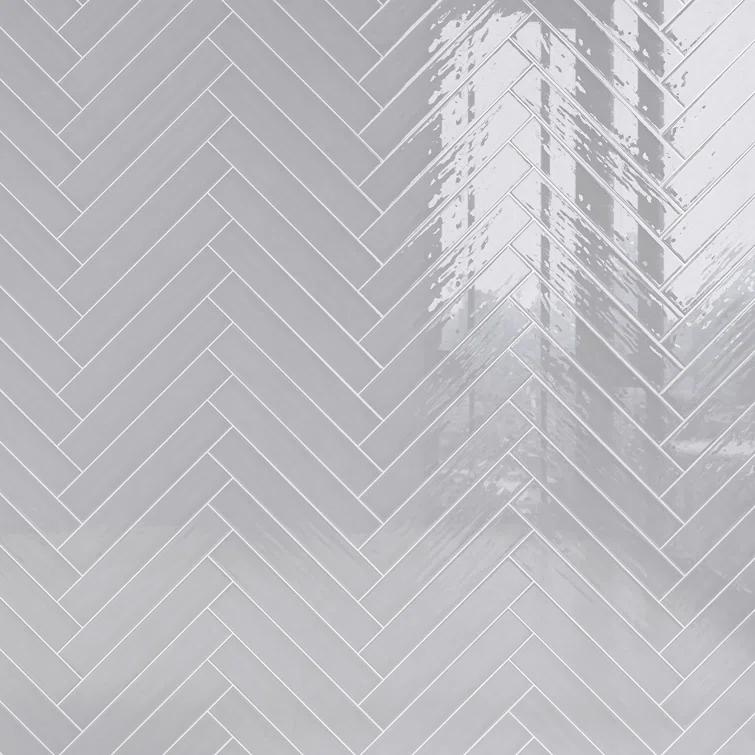 Nova 1.97 in. X 11.81 in. Polished Ceramic Subway Wall Tile