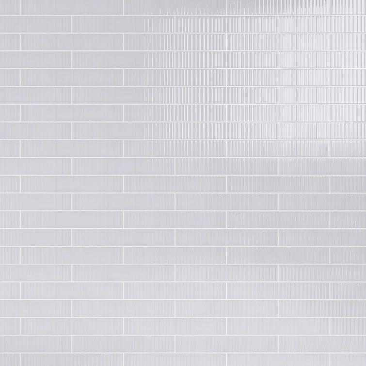 Supreme Tile Nova 1.97 in. X 11.81 in. Polished Ceramic Subway Wall Tile