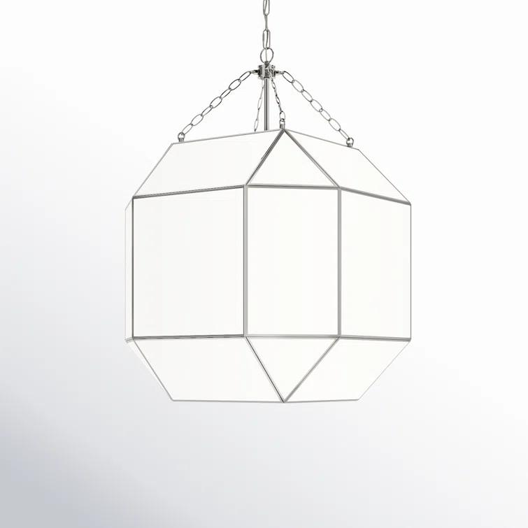 Reid 4 Light Glass Dimmable Pendant