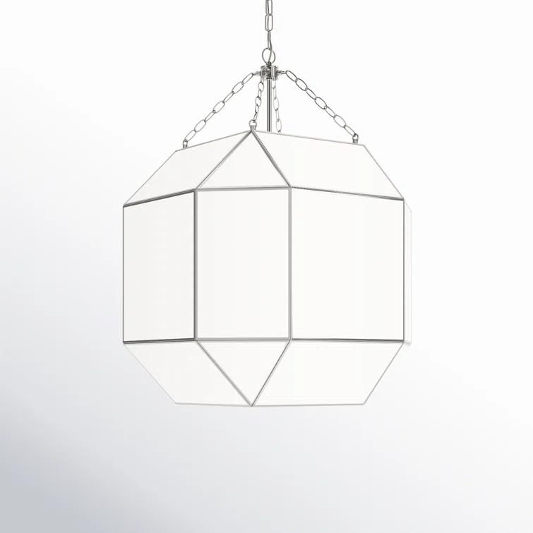 Reid 4 Light Glass Dimmable Pendant