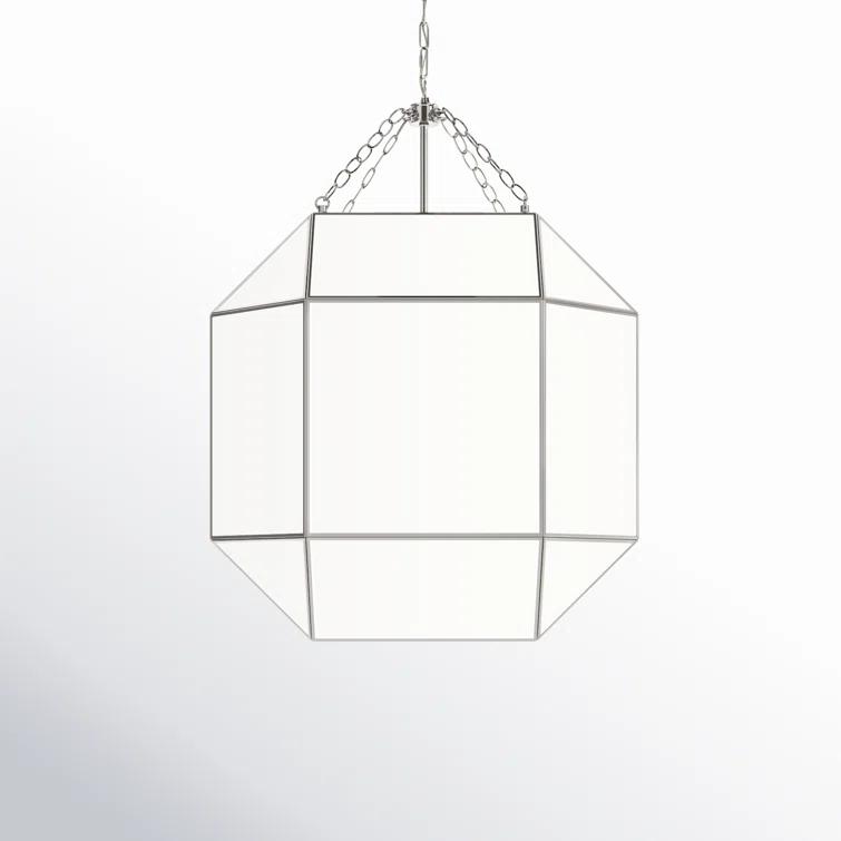 Reid 4 Light Glass Dimmable Pendant