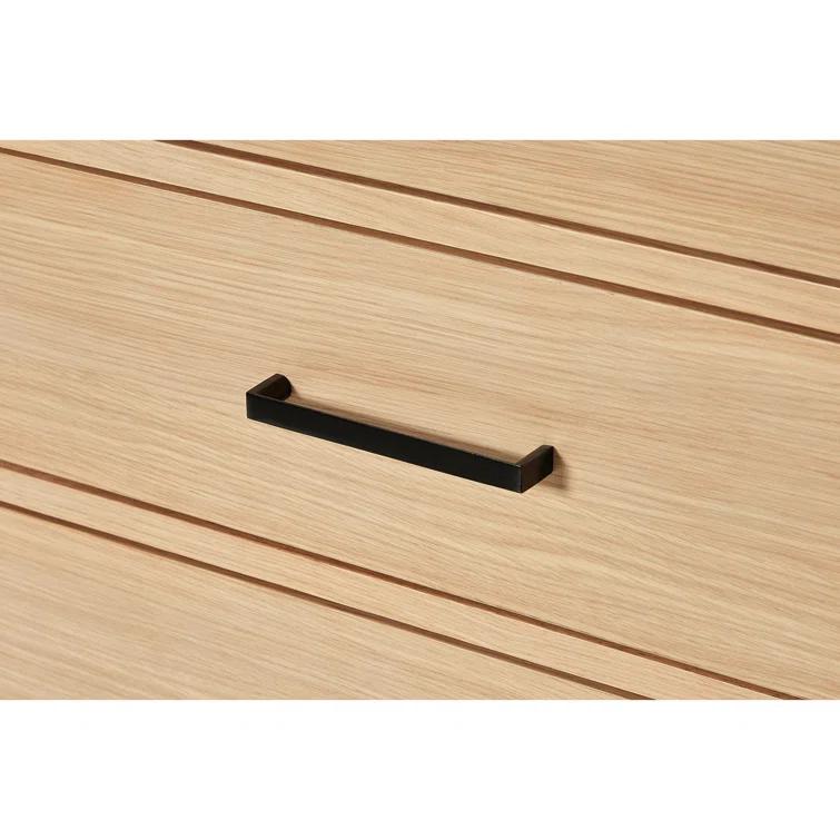 Tidworth 66'' Solid Wood Double Bathroom Vanity with 1.5'' Carrara Quartz Top, Rectangular Sinks