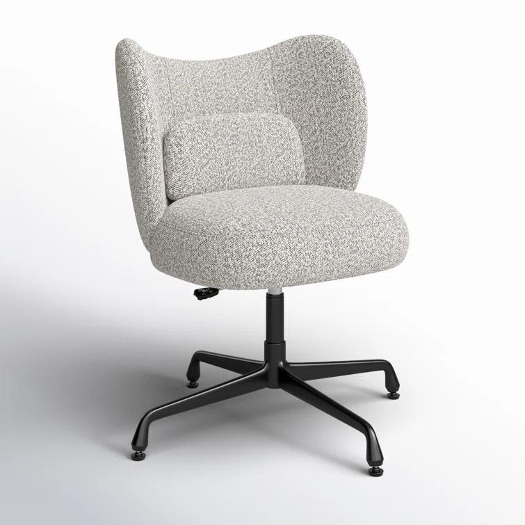 Julio Office Chair - Gray Boucle