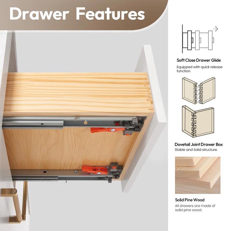 Cloverfield 48'' Single Bathroom Vanity