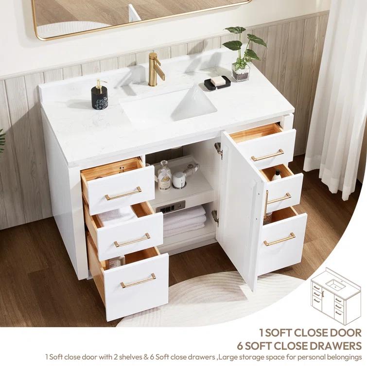 Cloverfield 48'' Single Bathroom Vanity