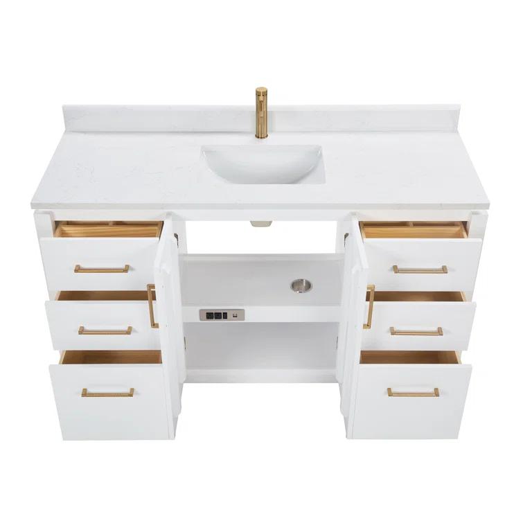 Cloverfield 60'' Single Bathroom Vanity
