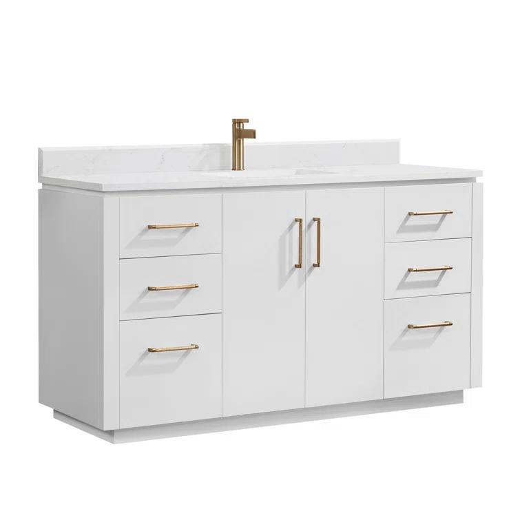 Cloverfield 60'' Single Bathroom Vanity