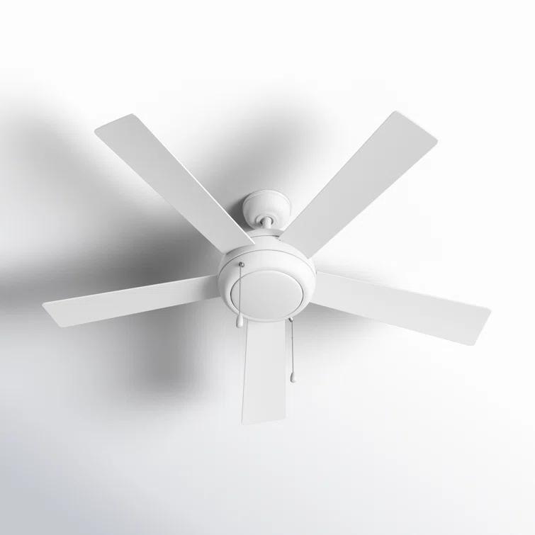 Marcin 52'' 5 Blade Ceiling Fan with LED Light Kit