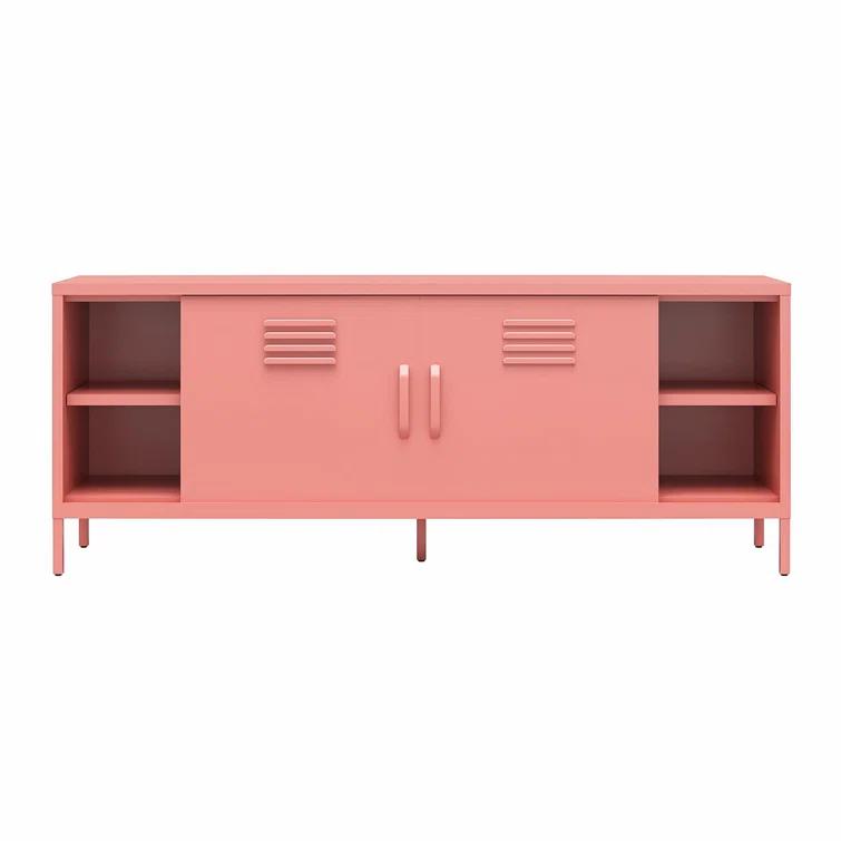 Cache Metal Locker-Style TV Stand for TVs up to 65"